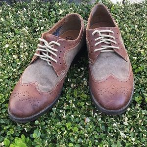 Clarks Men’s Delsin Wing Oxford, Brown